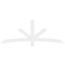 Ekena Millwork Alberta Architectural Grade PVC Gable Bracket, 84"W x 31 1/2"H x 2"D x 4"F, 9/12 Pitch GBP084X32X0204ALB00 - alternate 5